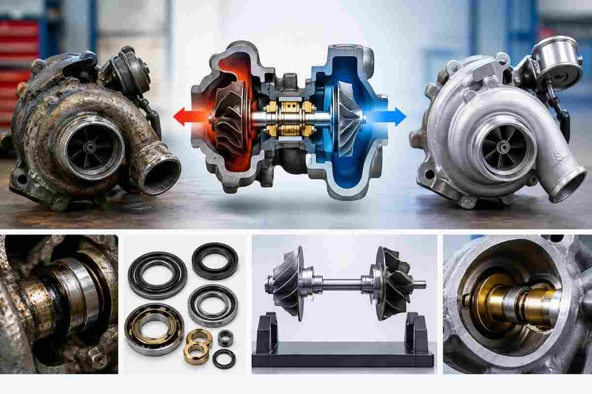 turbocharger remanufacturing before and after 50kb