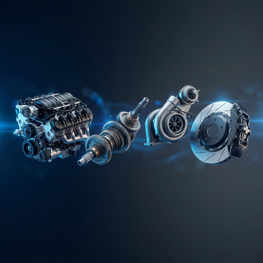 Auto parts banner