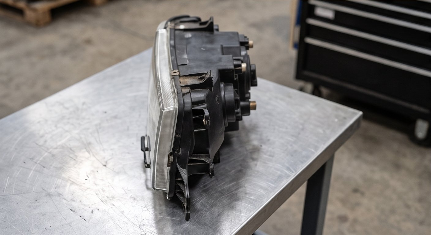 Volvo 940 Headlight Assembly for Sale | Composite Headlight with Parking Light for 940 Sedan, Wagon, SE, and Turbo - Image 3
