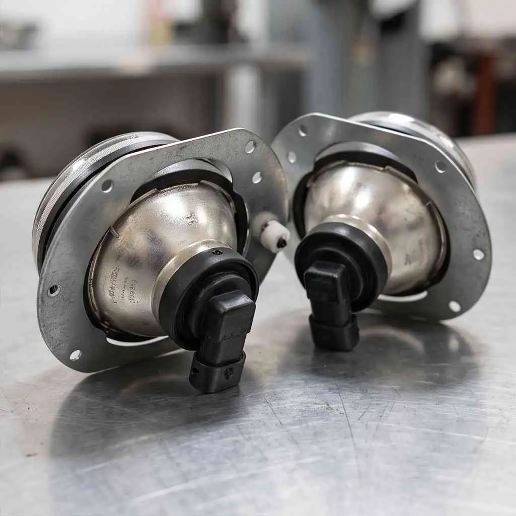 Mercedes-Benz SL-Class Fog Light for Sale | R129 Fog Light Pair, Clear Ribbed Glass - Image 2