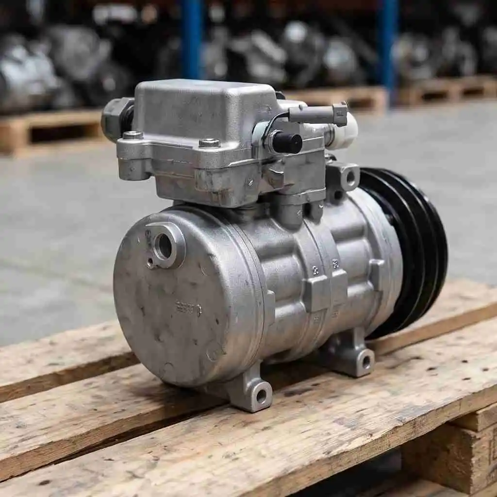 Audi 100 AC Compressor for Sale | Used Belt-Driven, Clutch-Integrated Compressor - Image 4