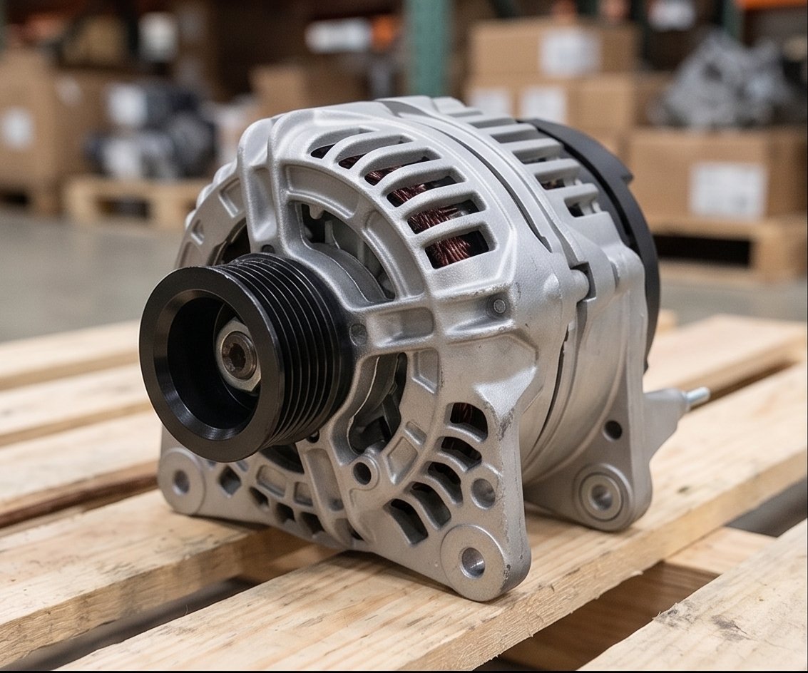 2008 Ford Edge Alternator for Sale | 12V 130 Amp Used OEM Replacement | Direct Fit Ford CD3 Platform Vehicles (Edge, Fusion, MKX, CX-9, Milan) - Image 1
