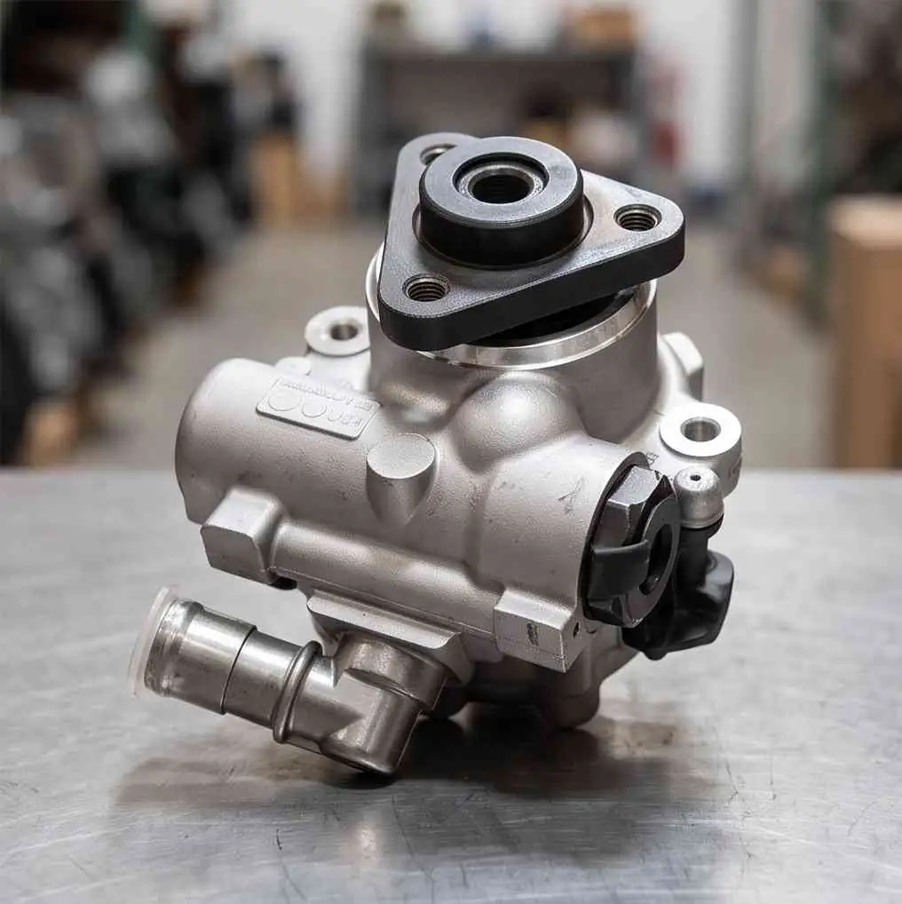 Audi A8 Power Steering Pump for Sale | Used Cast Aluminum Pump, 130mm 6-Groove Pulley