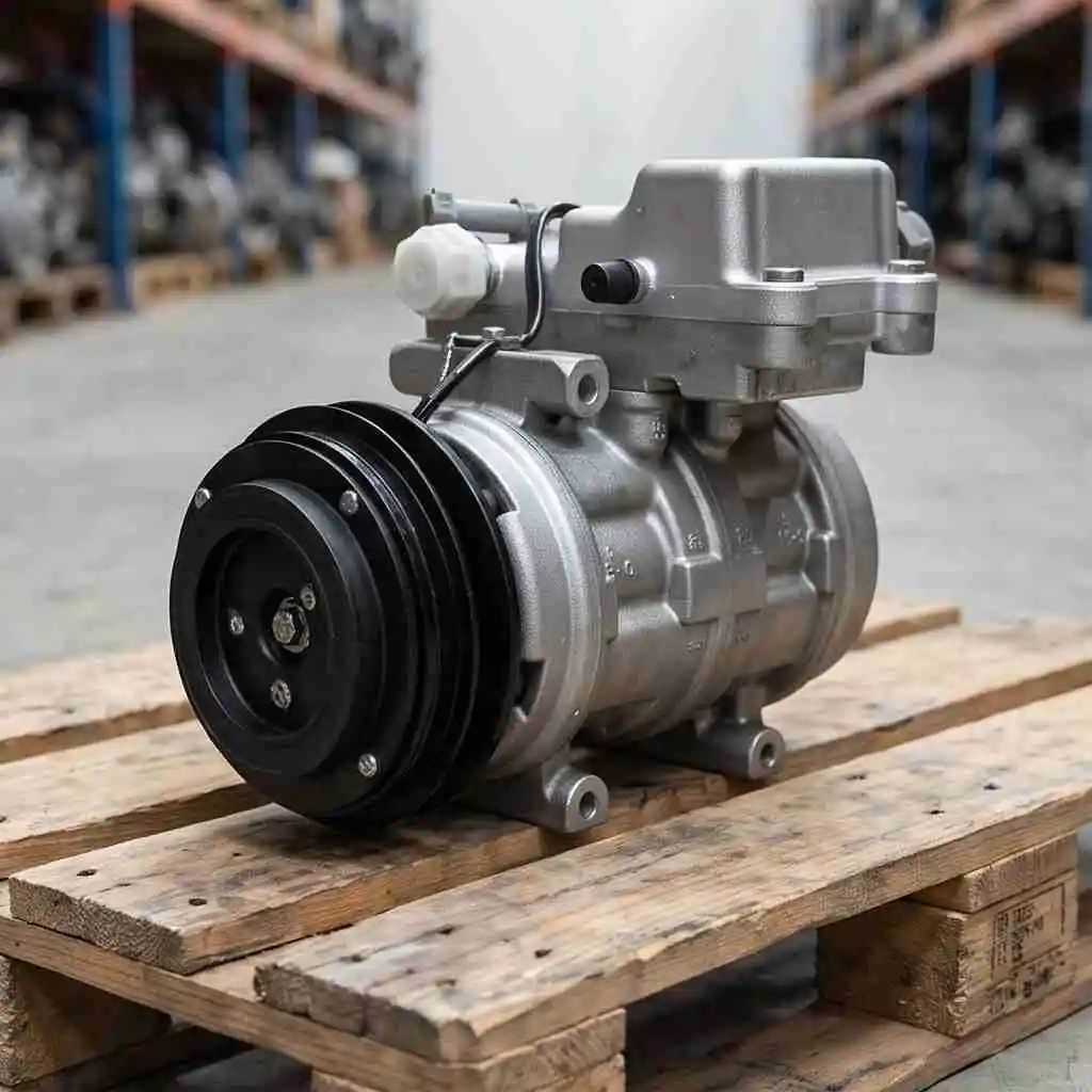 Audi 100 AC Compressor for Sale | Used Belt-Driven, Clutch-Integrated Compressor - Image 1