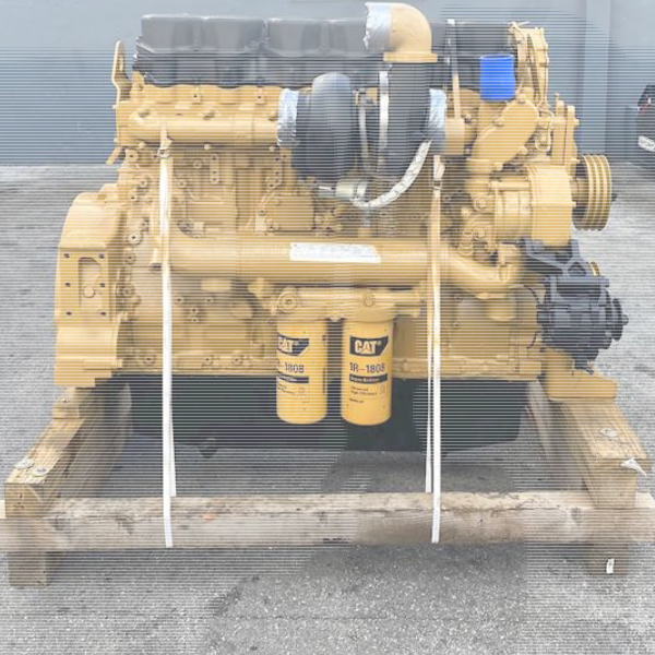 Caterpillar C18 Engine for Sale | 18.1 liter (1,105 cu in) Inline-6 turbocharged and aftercooled heavy-duty industrial diesel - Image 1