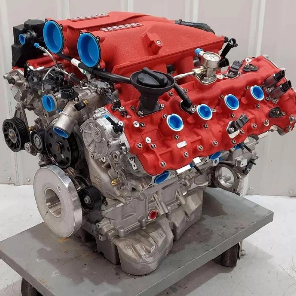 Ferrari F154 Engine for Sale | 3.9L Twin Turbo Flat Plane V8 - Image 5
