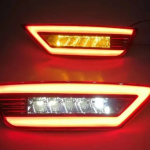 Ford EcoSport Smoked LED Reflectors | Aftermarket Rear Bumper Reflectors with Smoked Lens and LED