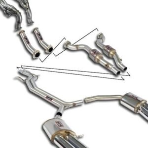 2013 Audi S4 Exhaust | Dual Outlet Cat-Back System for 3.0T Supercharged